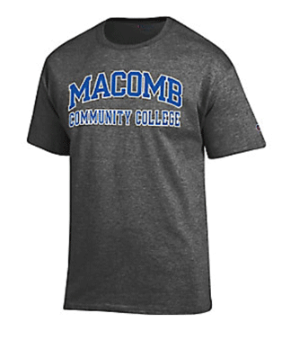 Macomb Community College's Stylish Short Sleeve T-Shirt